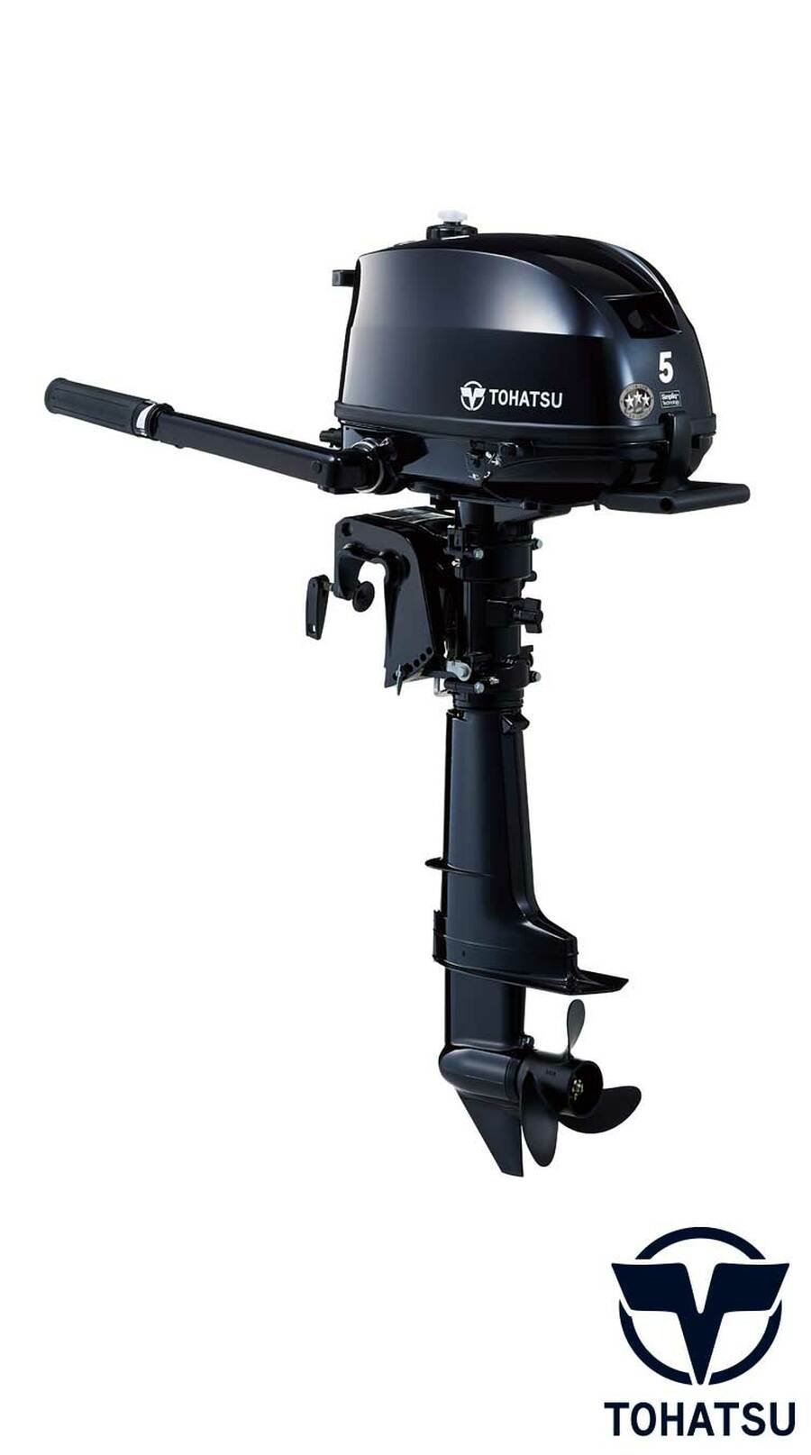 Tohatsu MFS5DL 5 HP Outboard Motor image 0